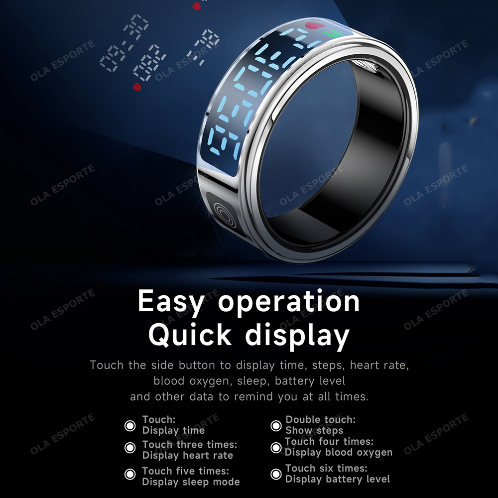 2026 Smart ring with charging  - Blood Oxygen Monitor review and price