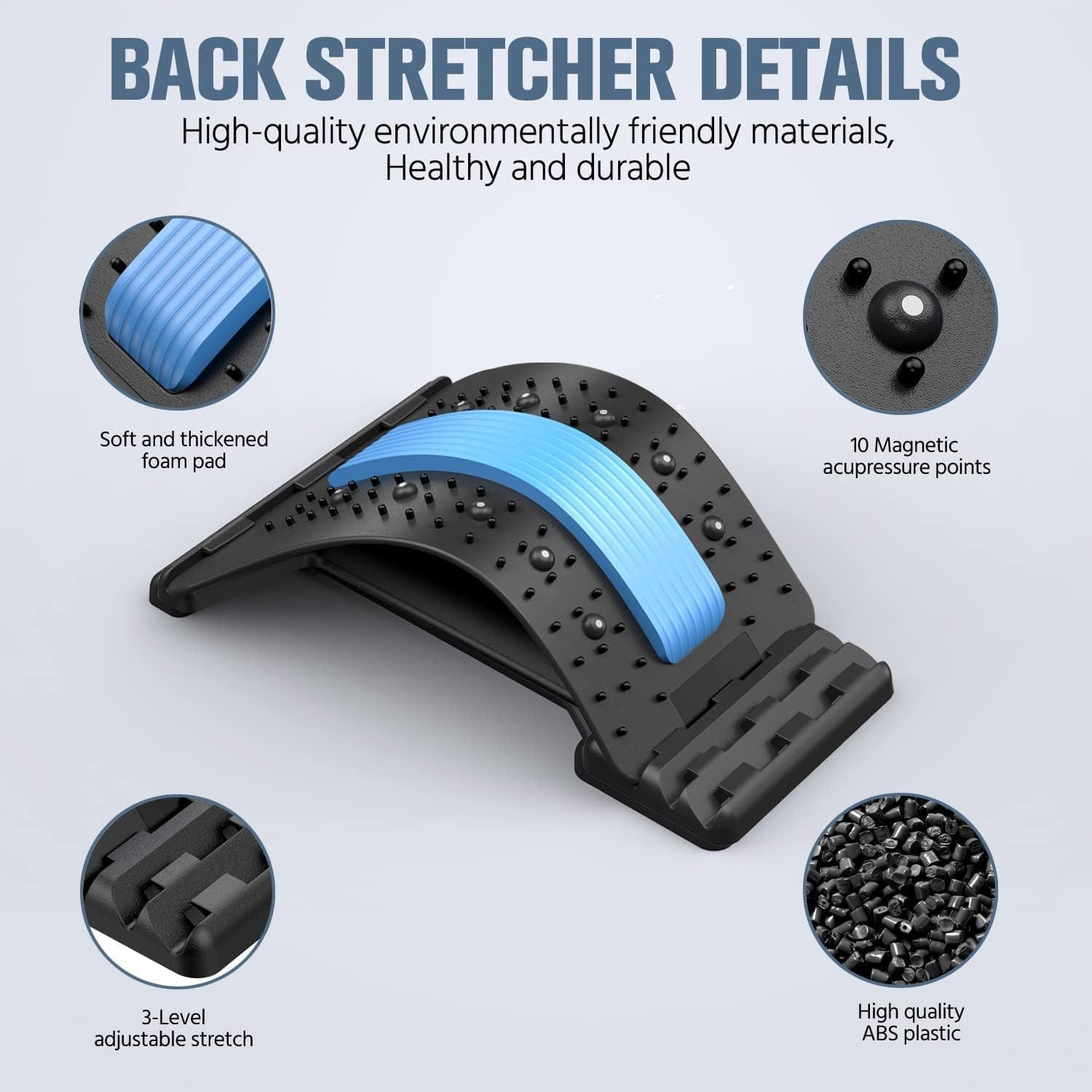 Multi-Level Back Stretching De - Back Stretcher Lumbar review and price