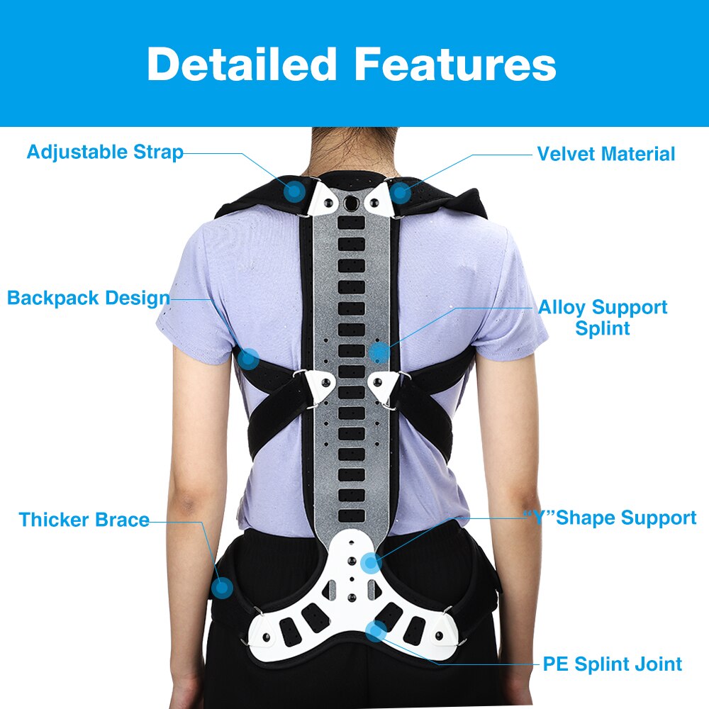 Lumbar Spinal Bad Back Posture - Posture Corrector Back Brace review and price