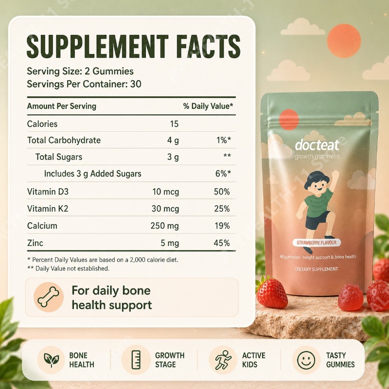 Kids Calcium Gummies Vitamin D - Wellness Health Nutrition review and price