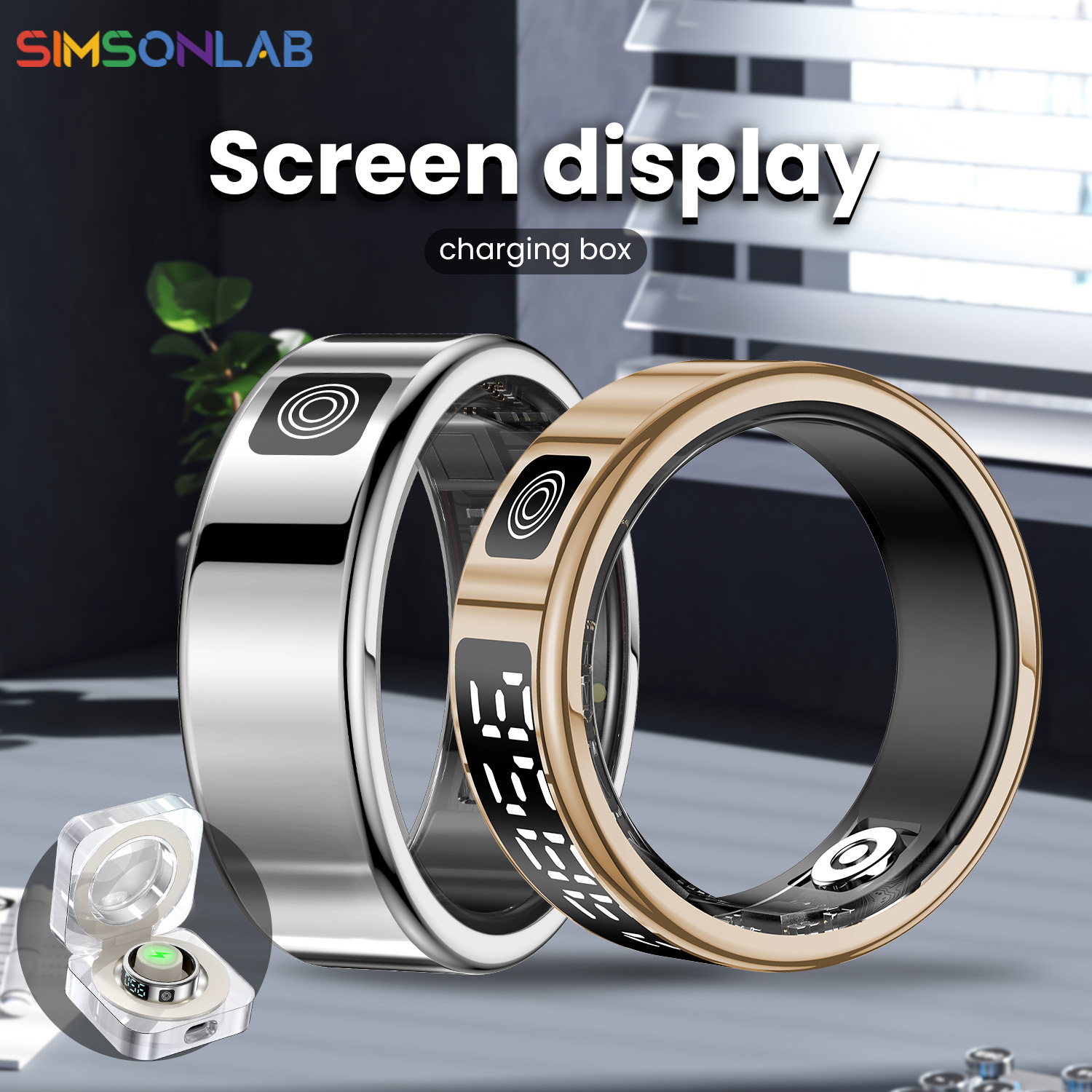 New Smart Ring SR08 LED Displa - Women'S Health & Wellness Center review and price
