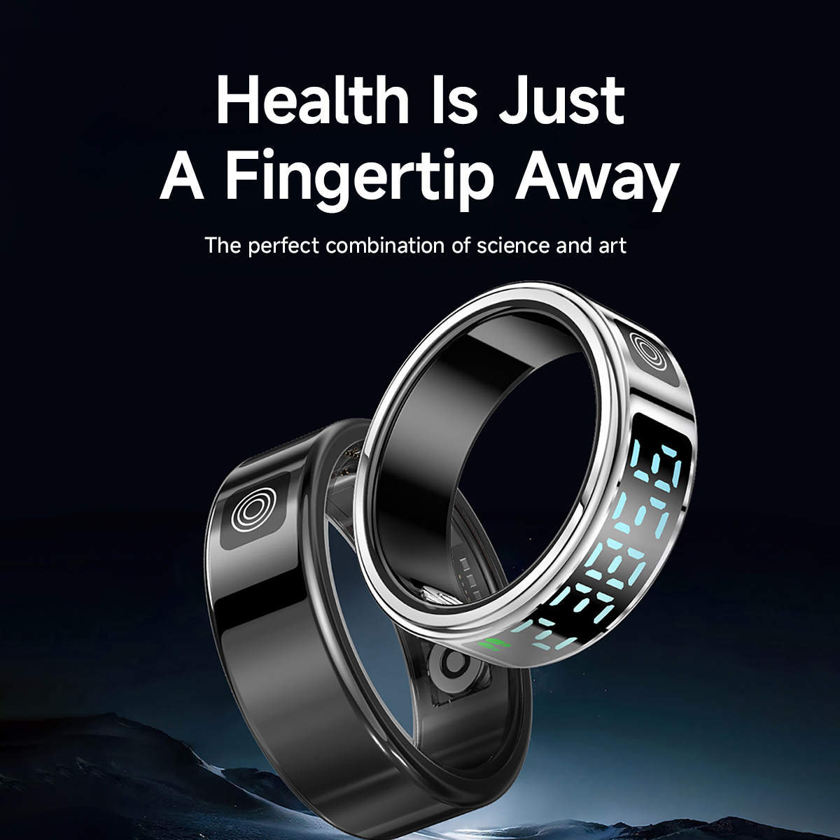 New Smart Ring SR08 LED Displa - Women'S Health & Wellness Center review and price