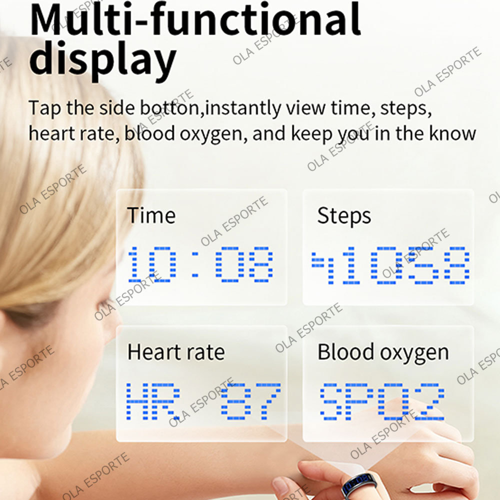 SR16 Smart Ring 3D LED Display - Blood Oxygen Monitor review and price