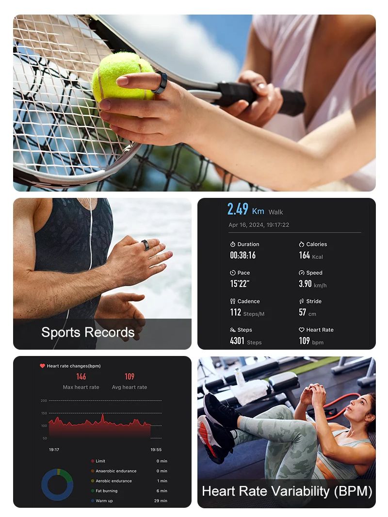 New Smart Ring R09 Health Moni - Blood Oxygen Monitor review and price