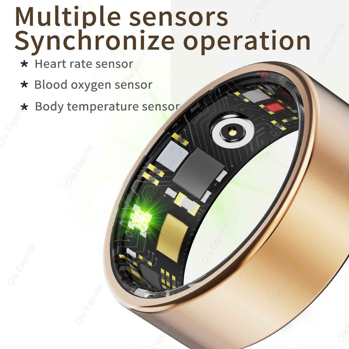 Titanium Alloy Smart Ring, Hea - Blood Oxygen Monitor review and price